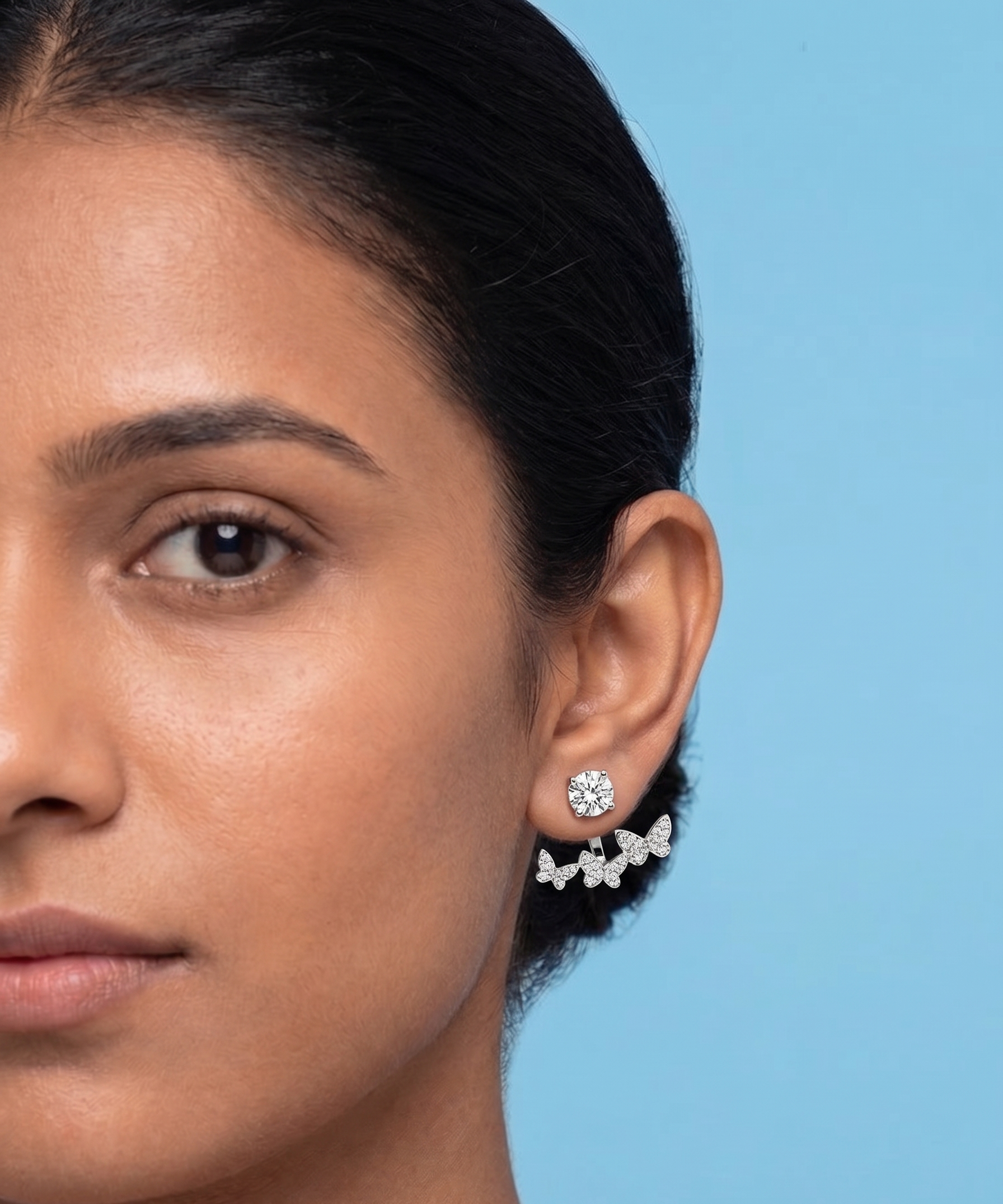 Hanging Butterfly Earrings