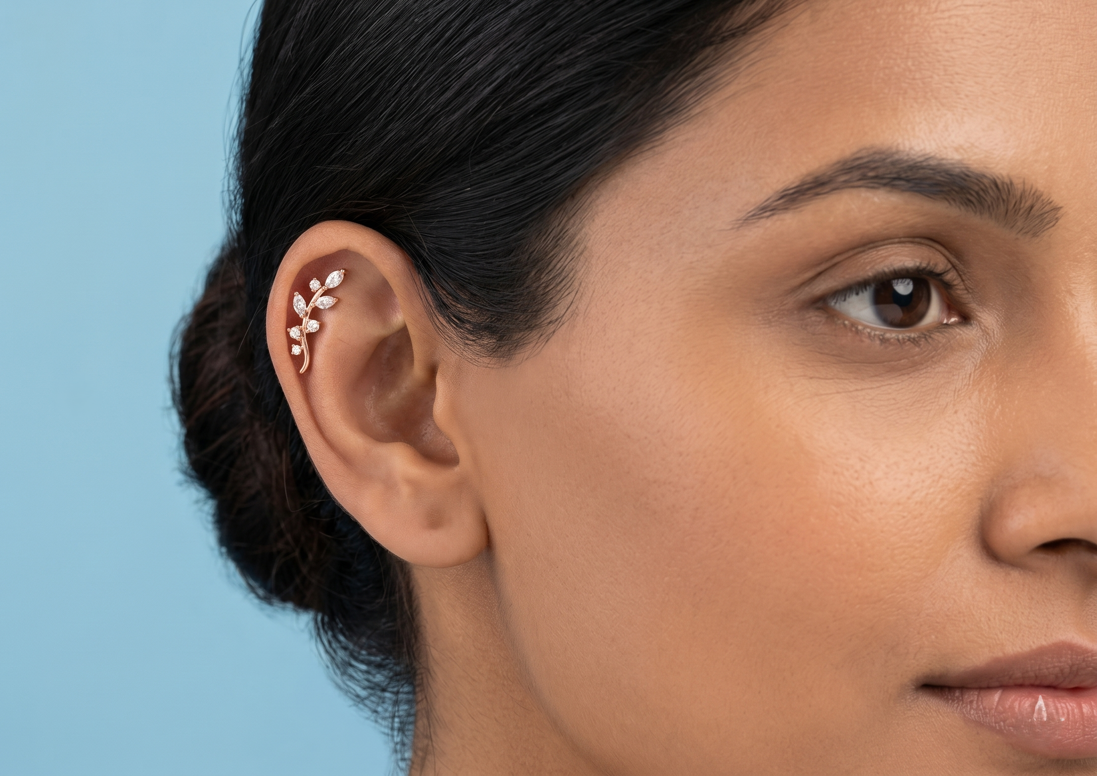 Rosegold Leaflet Second Stud