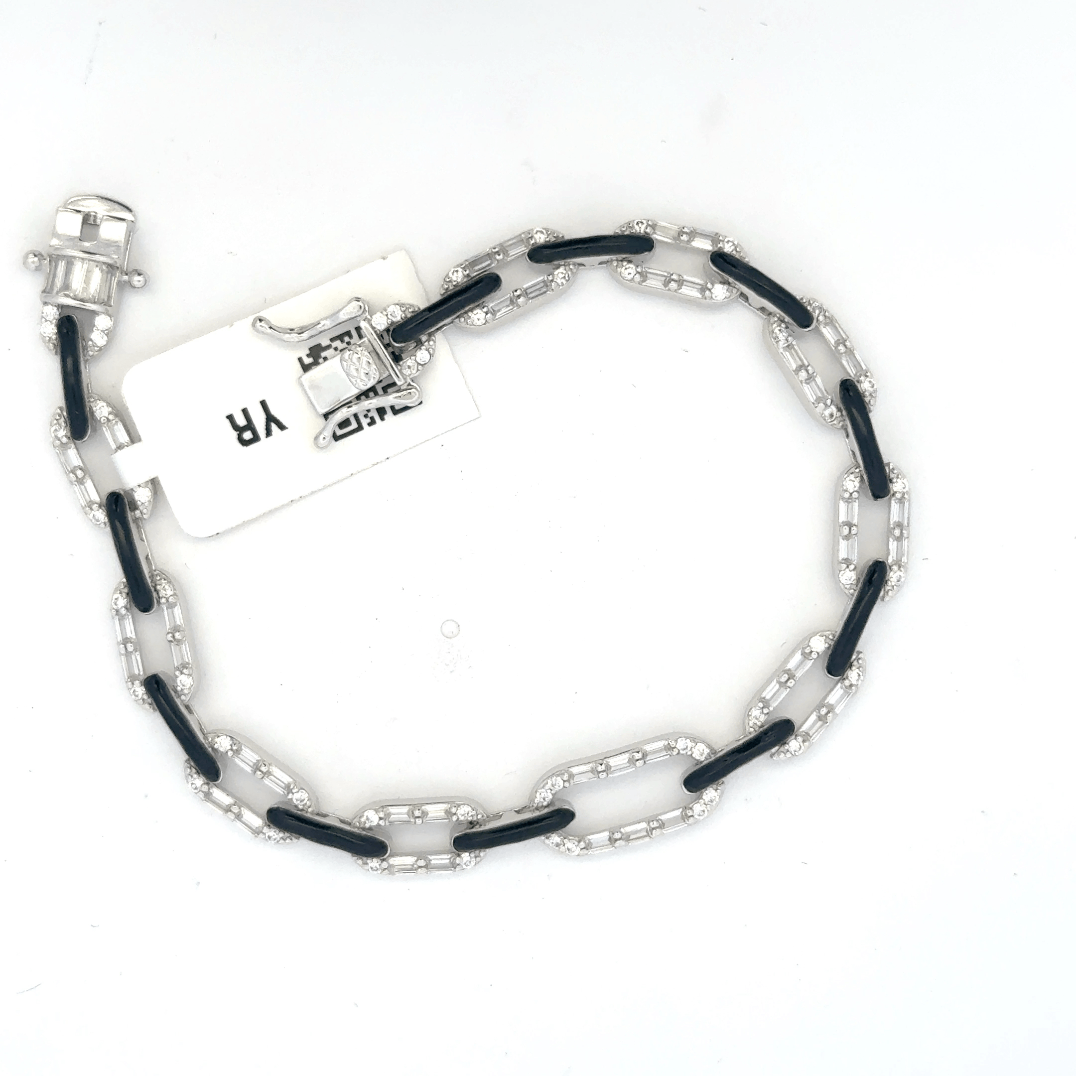 Unisex Black enamel Bracelet