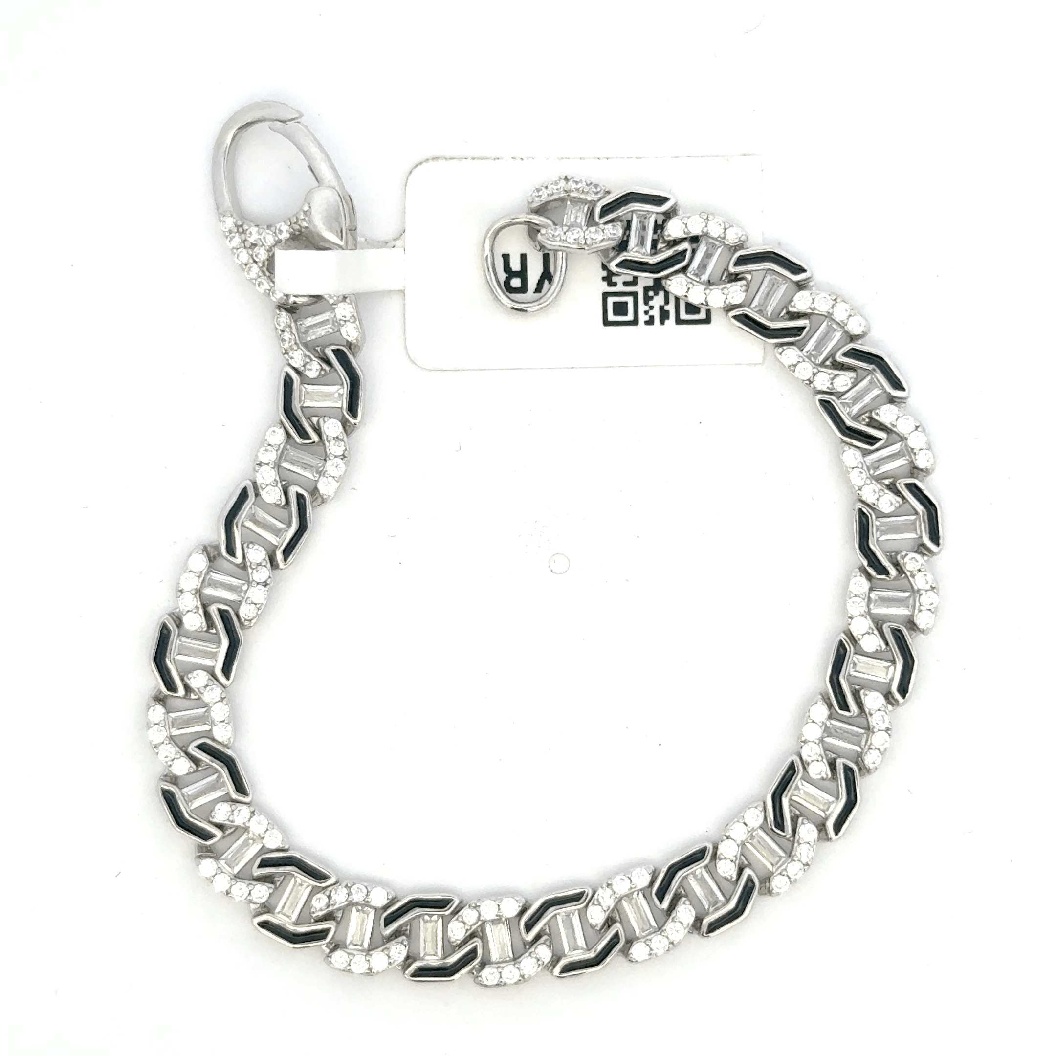 Unisex Black enamel Bracelet
