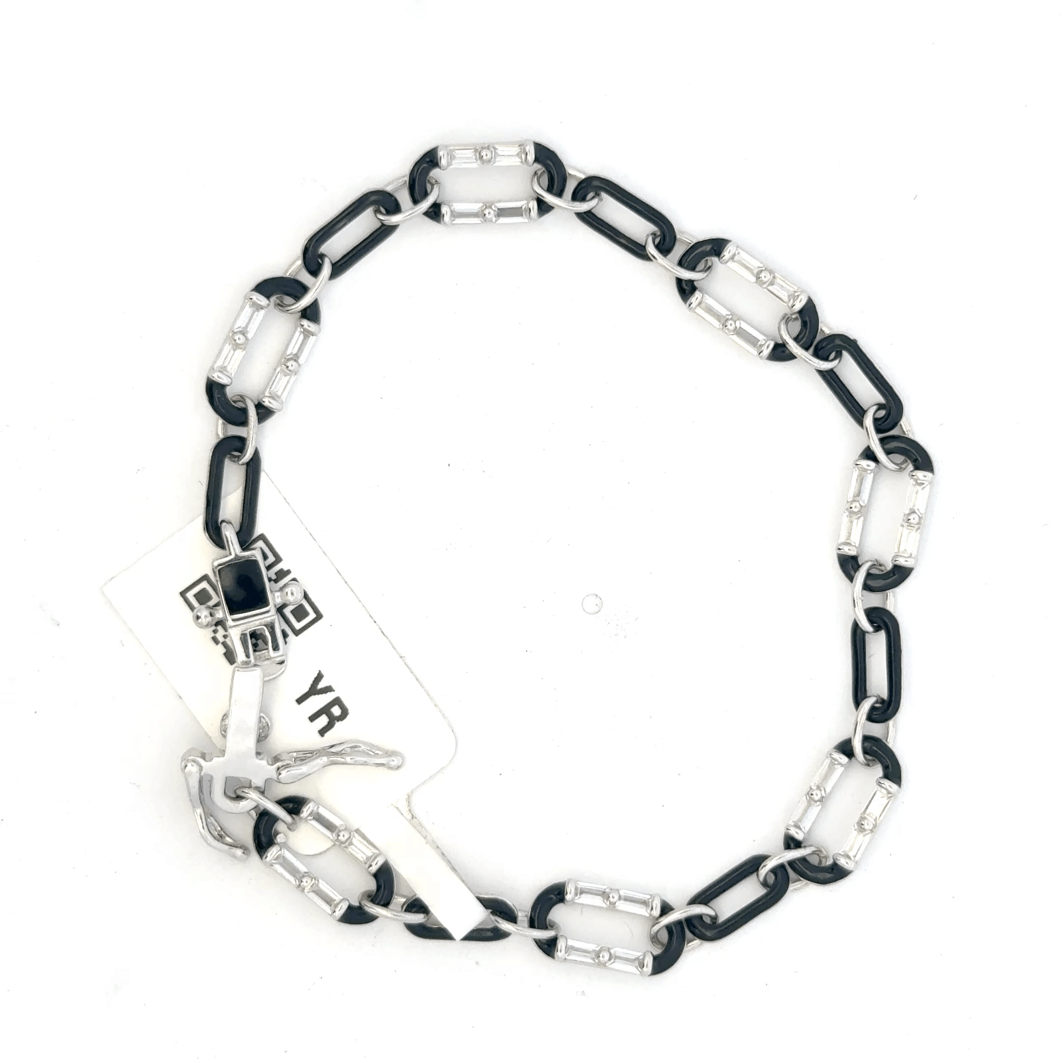 Unisex Black enamel Bracelet