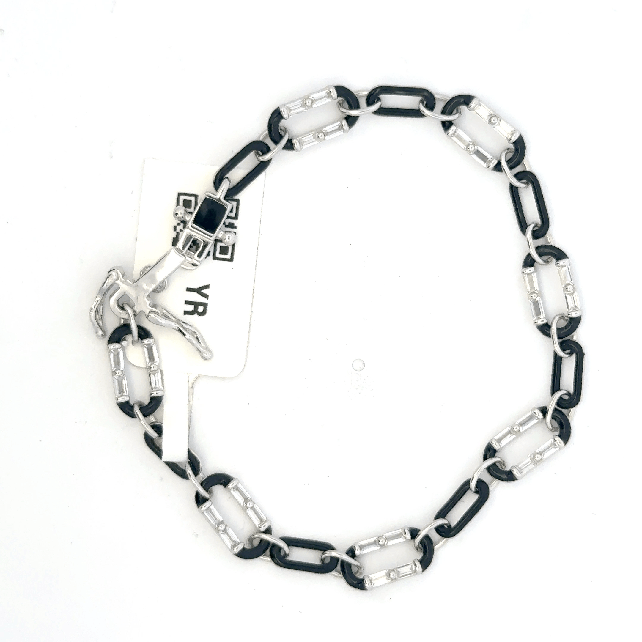 Unisex Black enamel Bracelet