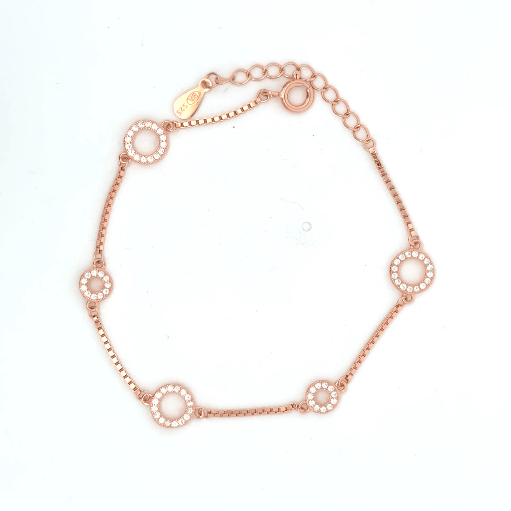 Circle Rosegold Bracelet