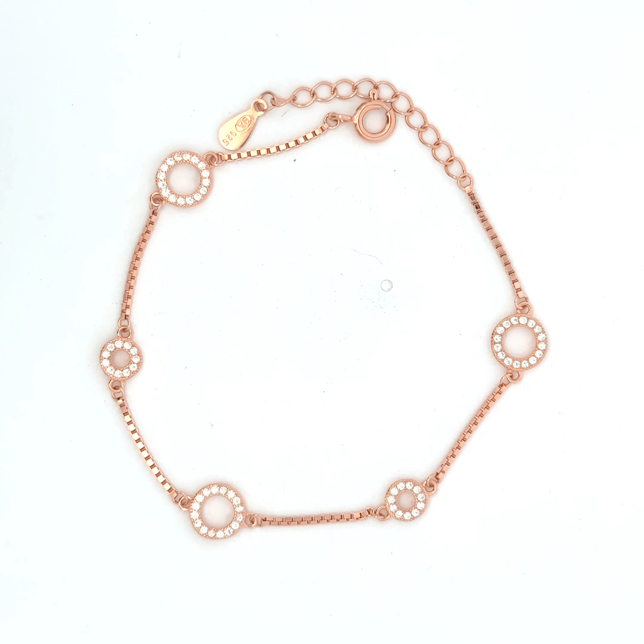 Circle Rosegold Bracelet