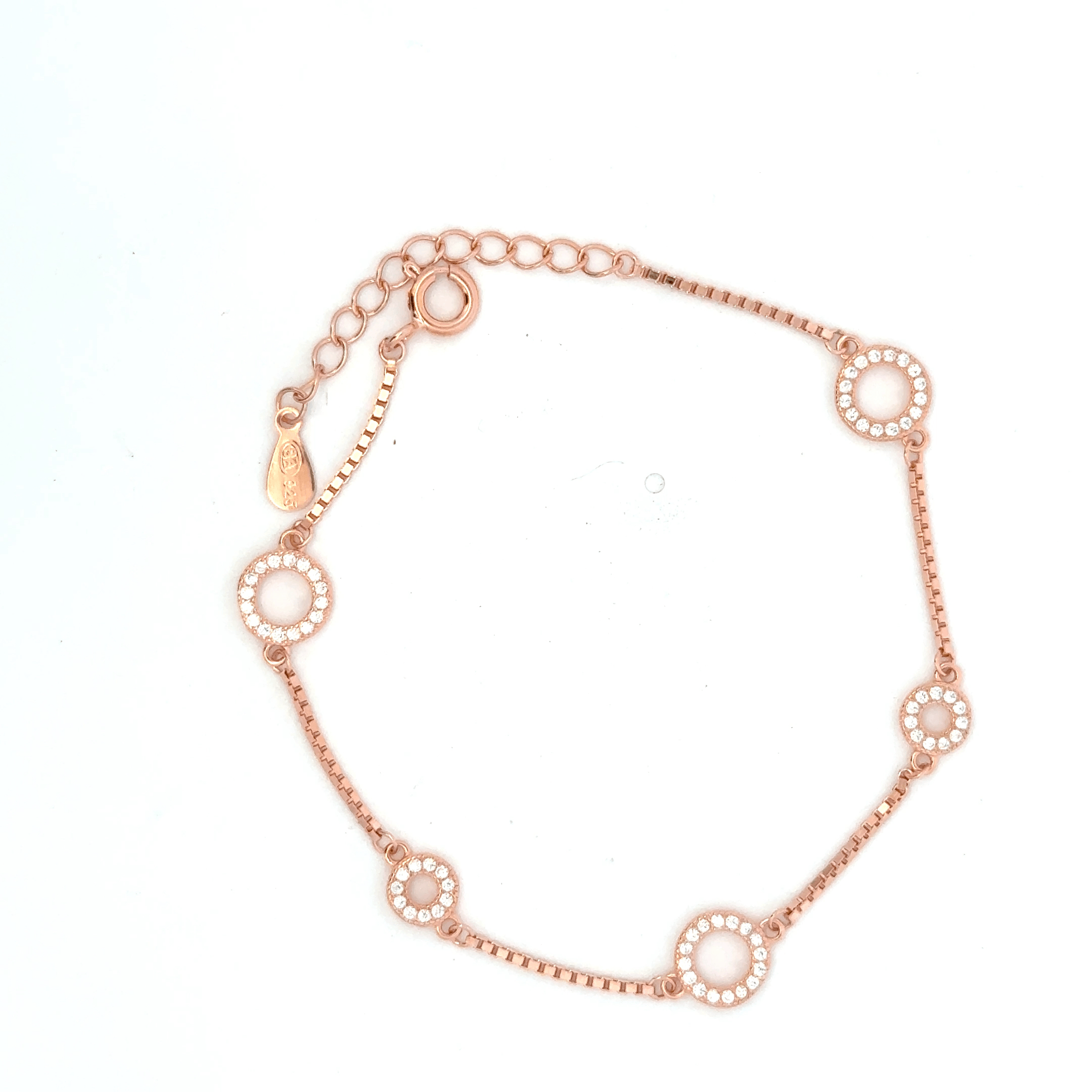 Circle Rosegold Bracelet