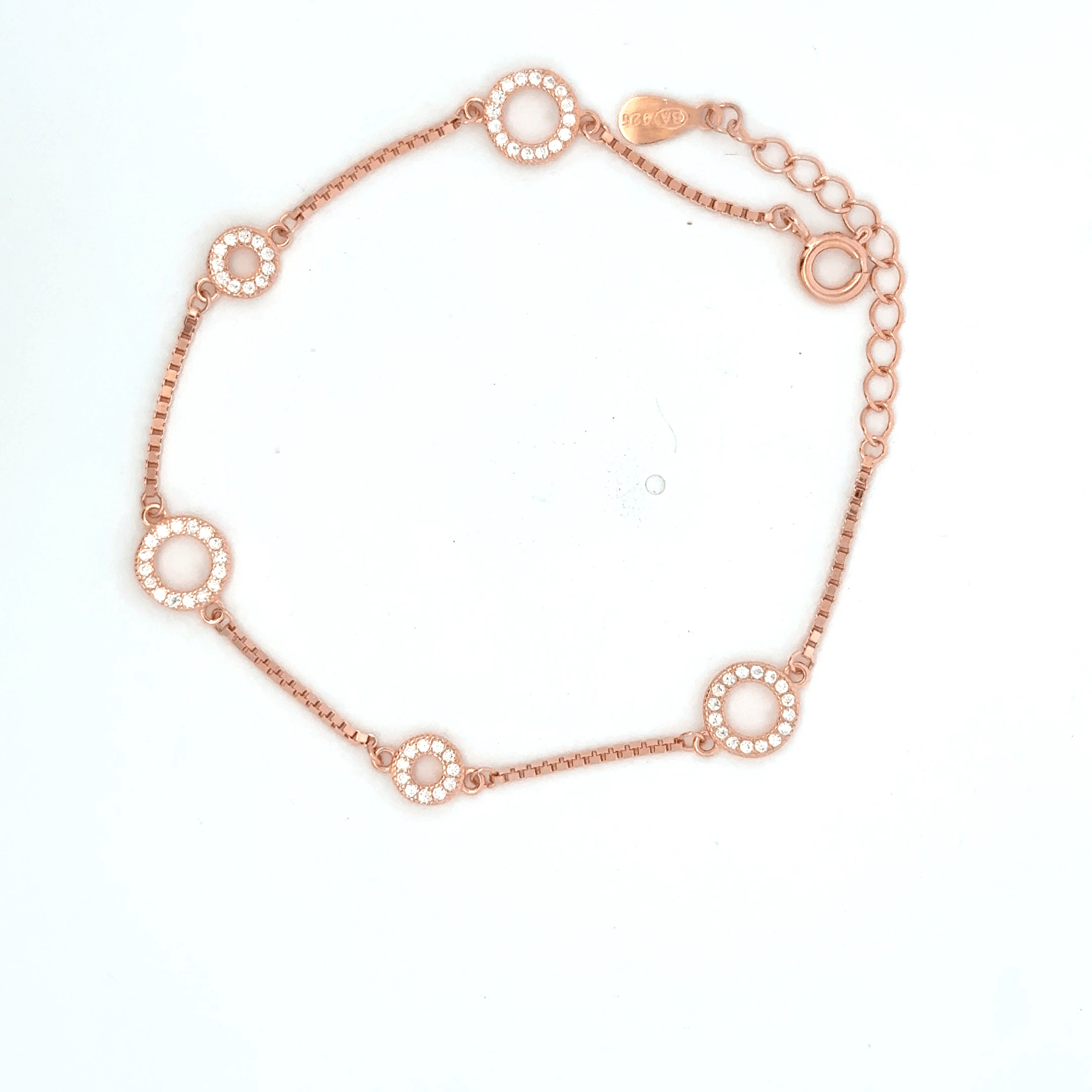 Circle Rosegold Bracelet