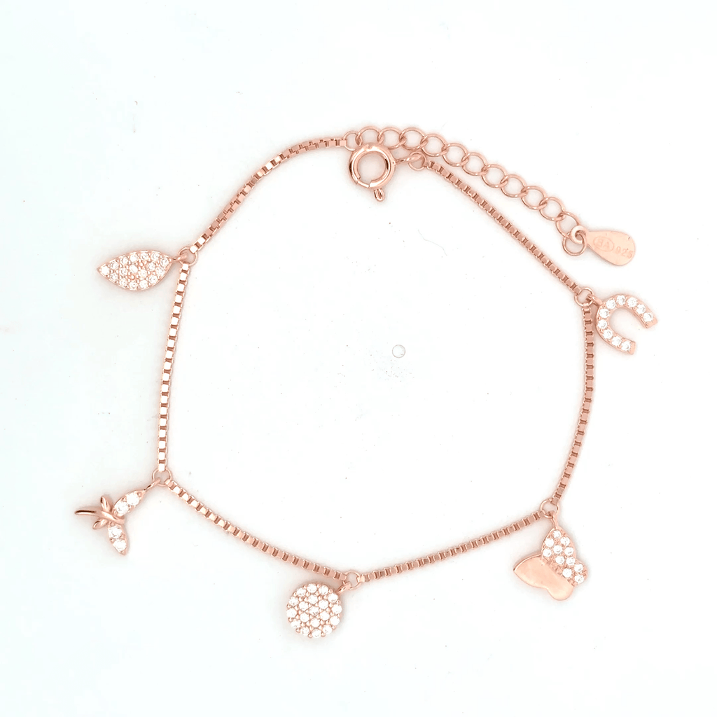 Charms Rosegold Bracelet