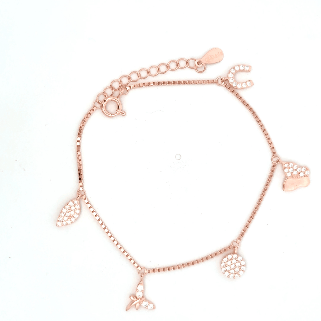 Charms Rosegold Bracelet