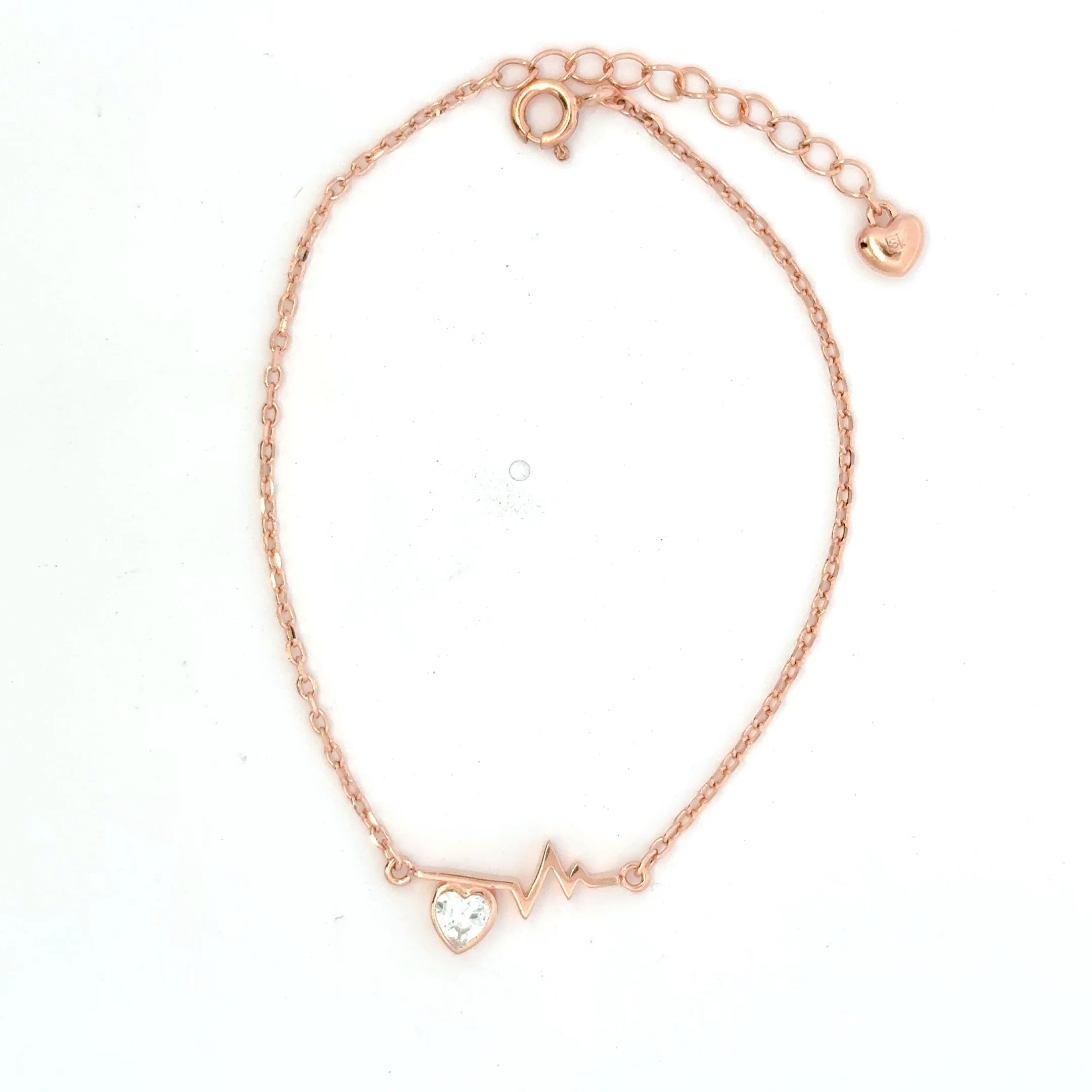 Heartbeat Rosegold Bracelet
