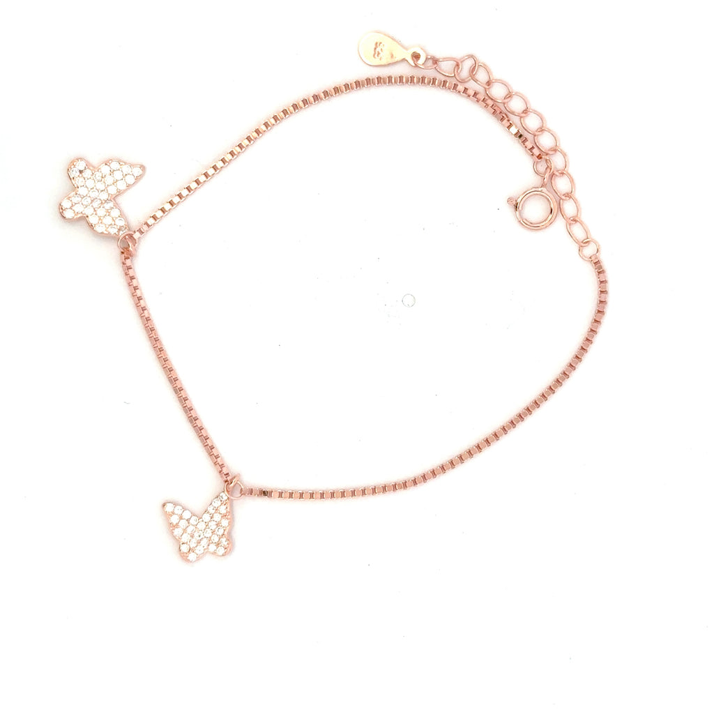 Butterfly Rosegold Bracelet