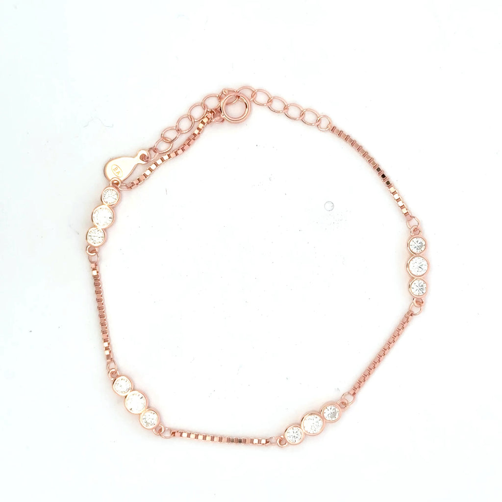 Multi Circle Single Stone Bracelet