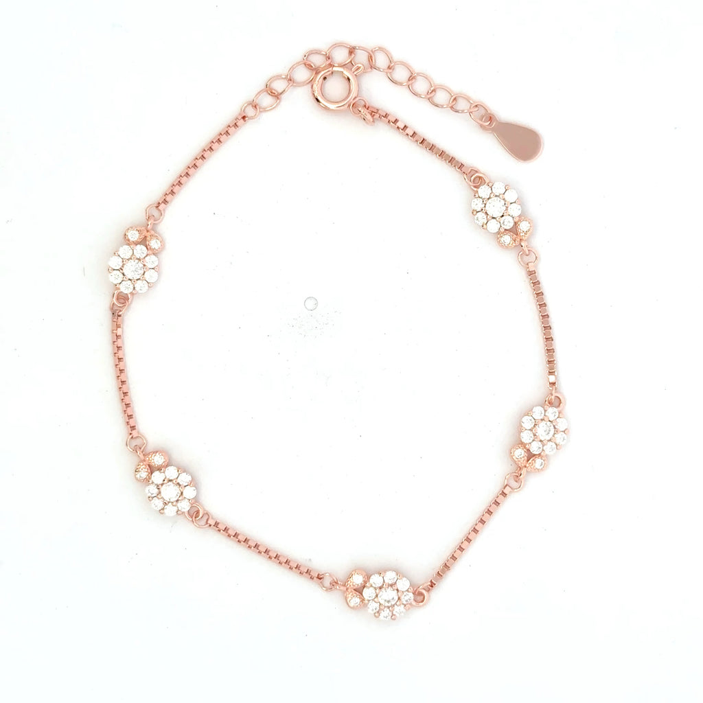 Multistone Rosegold Bracelet