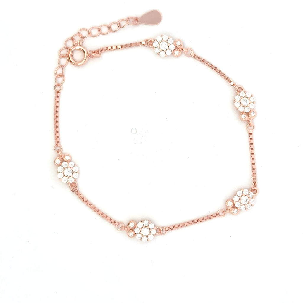 Multistone Rosegold Bracelet