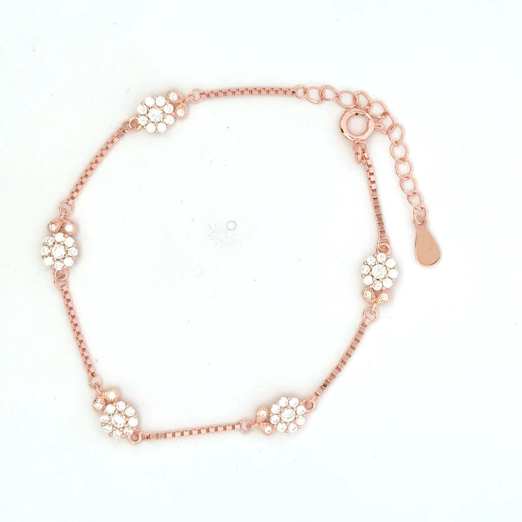 Multistone Rosegold Bracelet