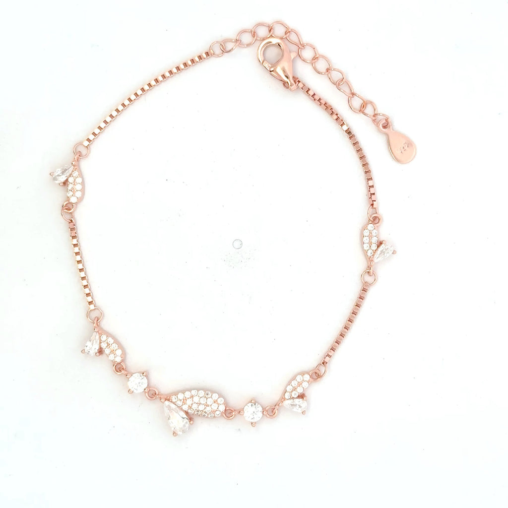 Heart Rose Rosegold Bracelet