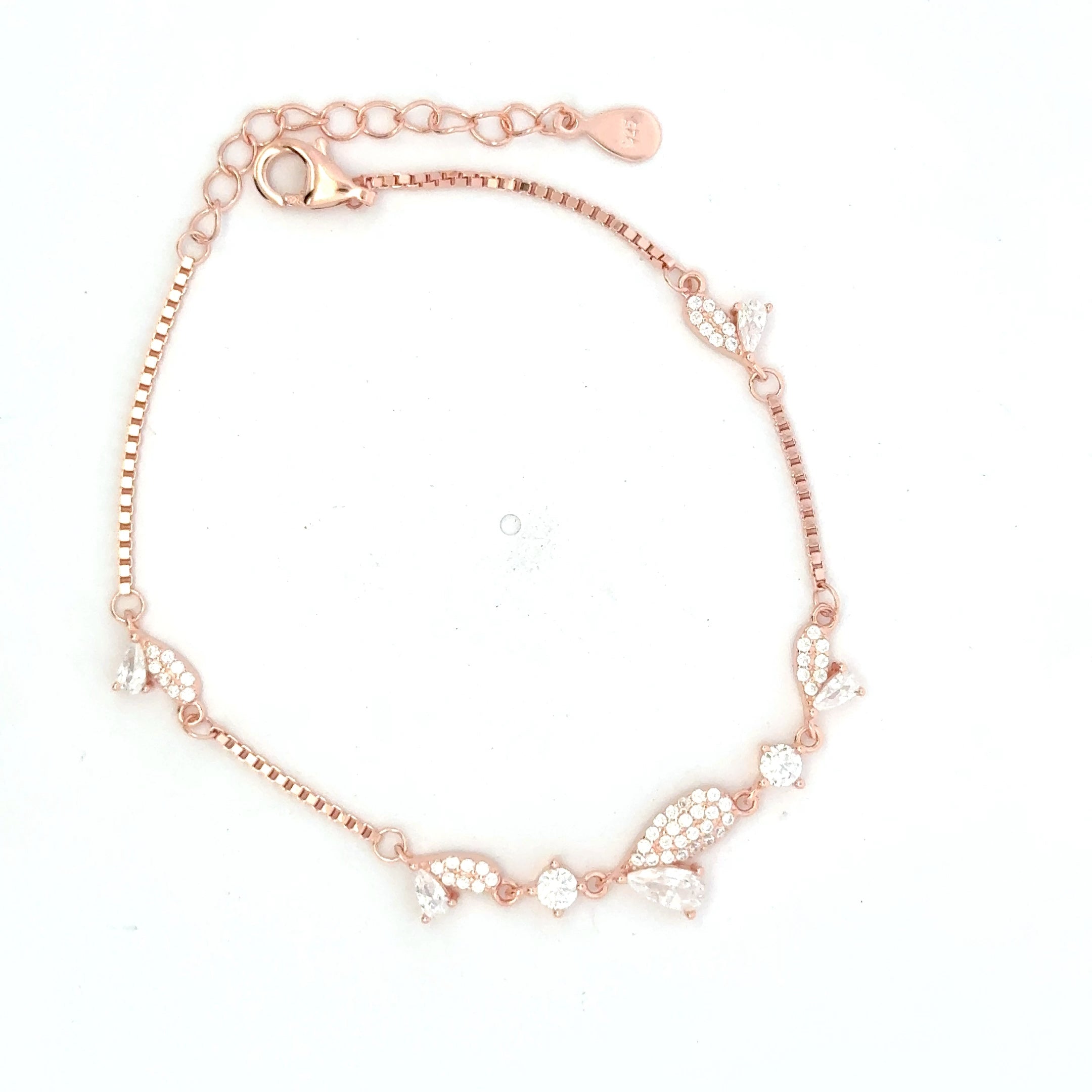 Heart Rose Rosegold Bracelet