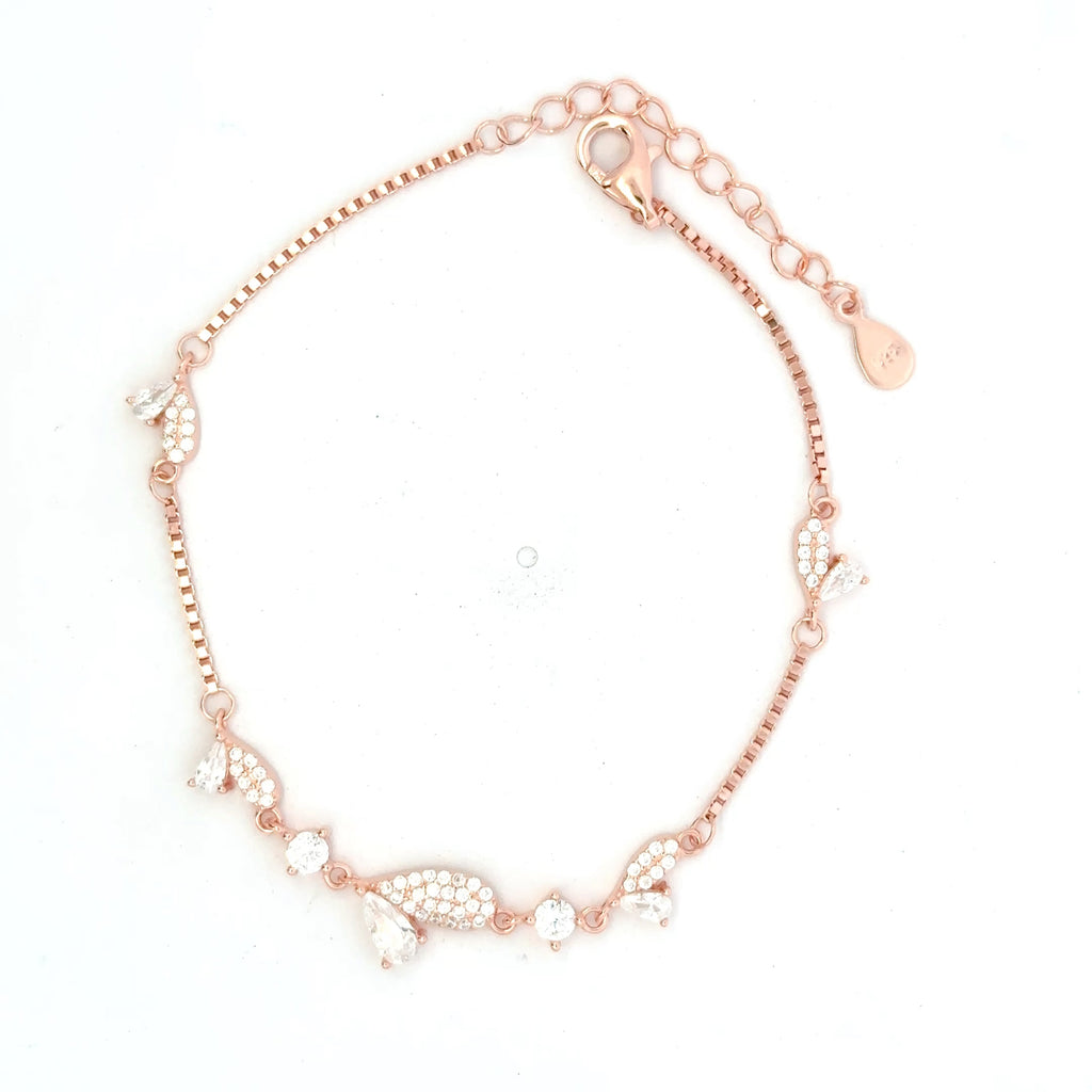 Heart Rose Rosegold Bracelet