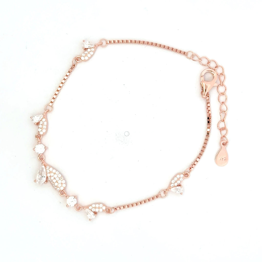 Heart Rose Rosegold Bracelet