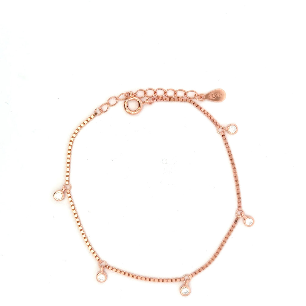 Single Stone Drop Bracelet