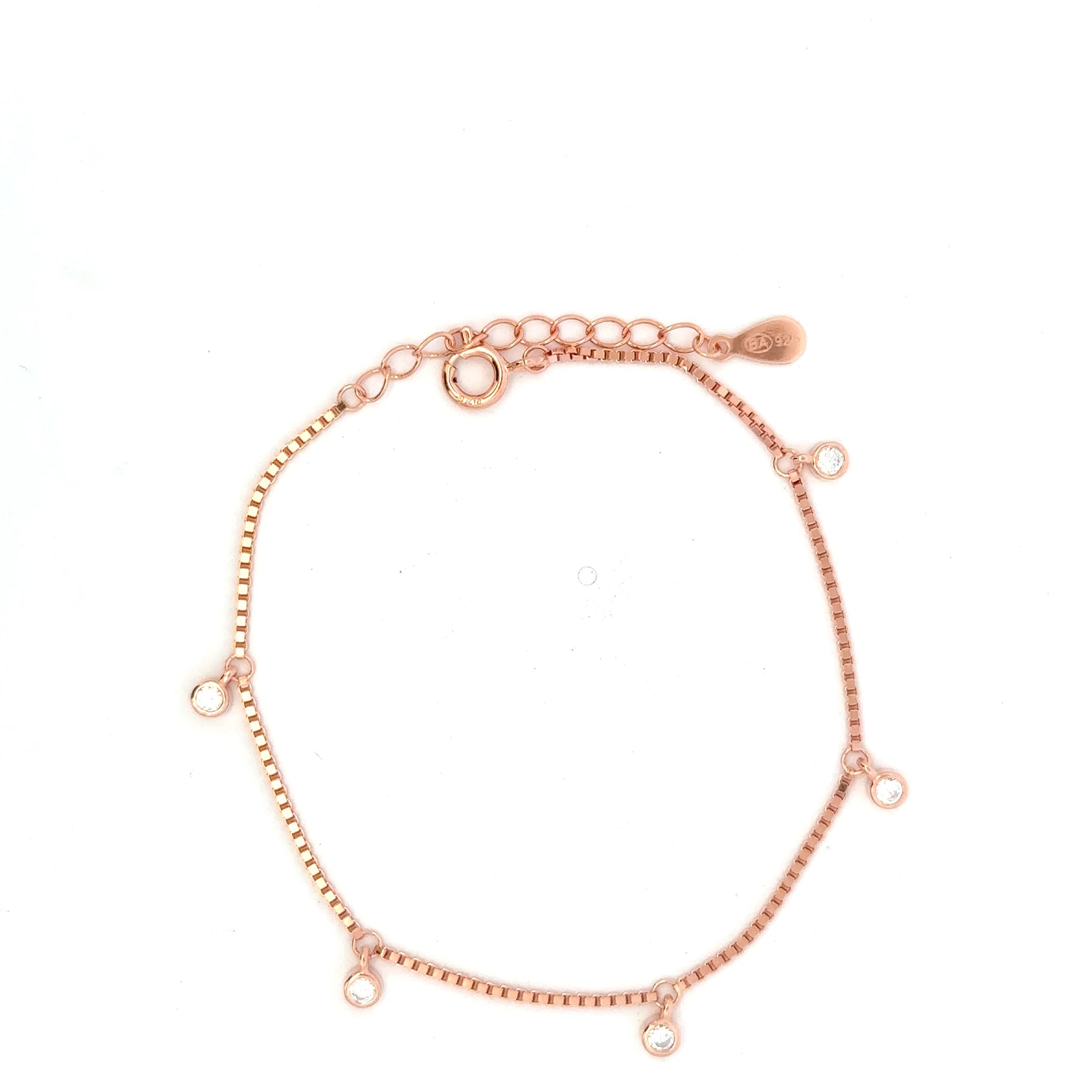 Single Stone Drop Bracelet