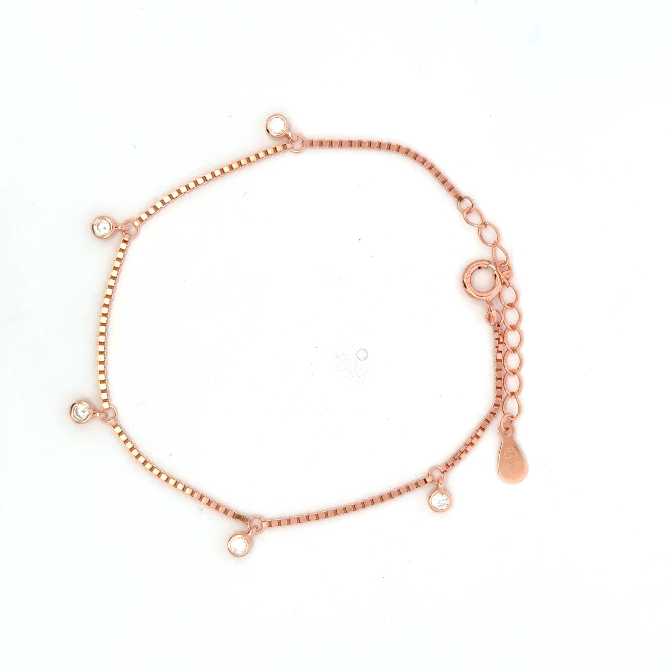 Single Stone Drop Bracelet