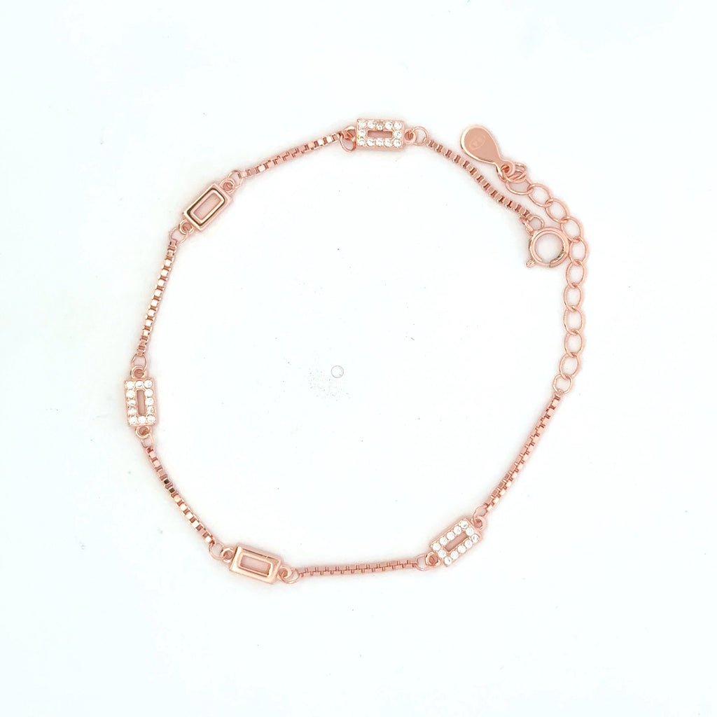 Square Micro Stone Bracelet
