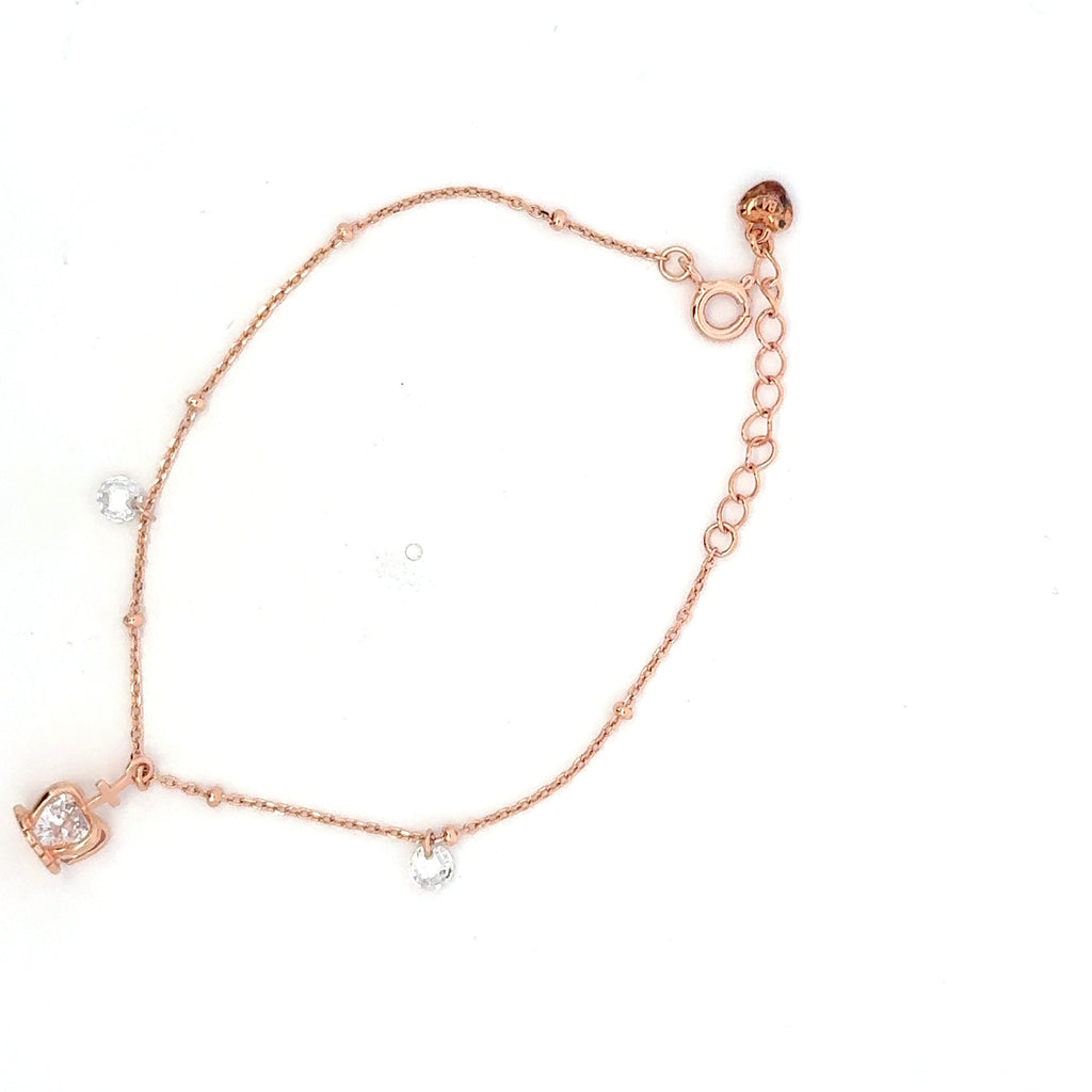 Hanging Crown Charms Bracelet