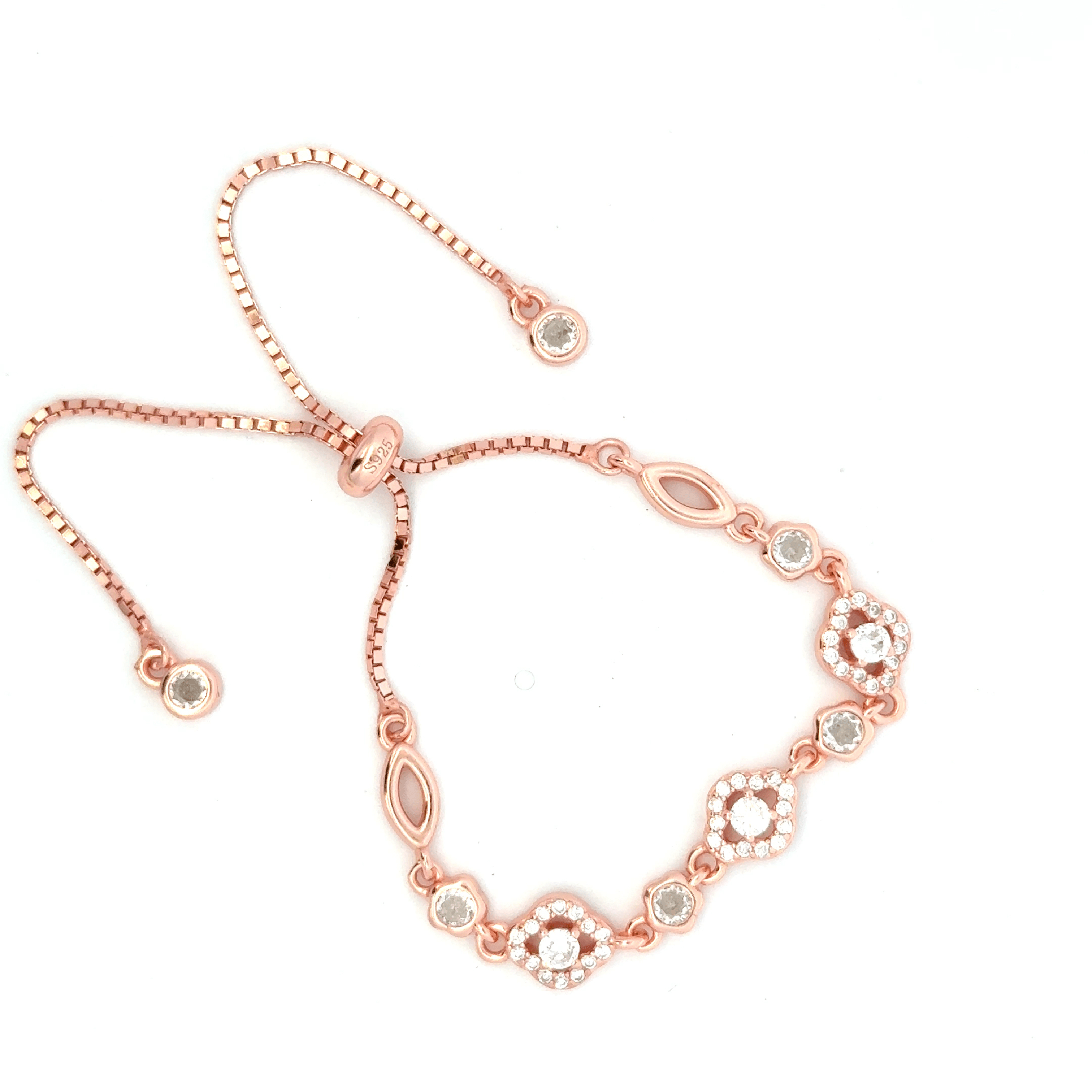 Curve Rosegold Bracelet