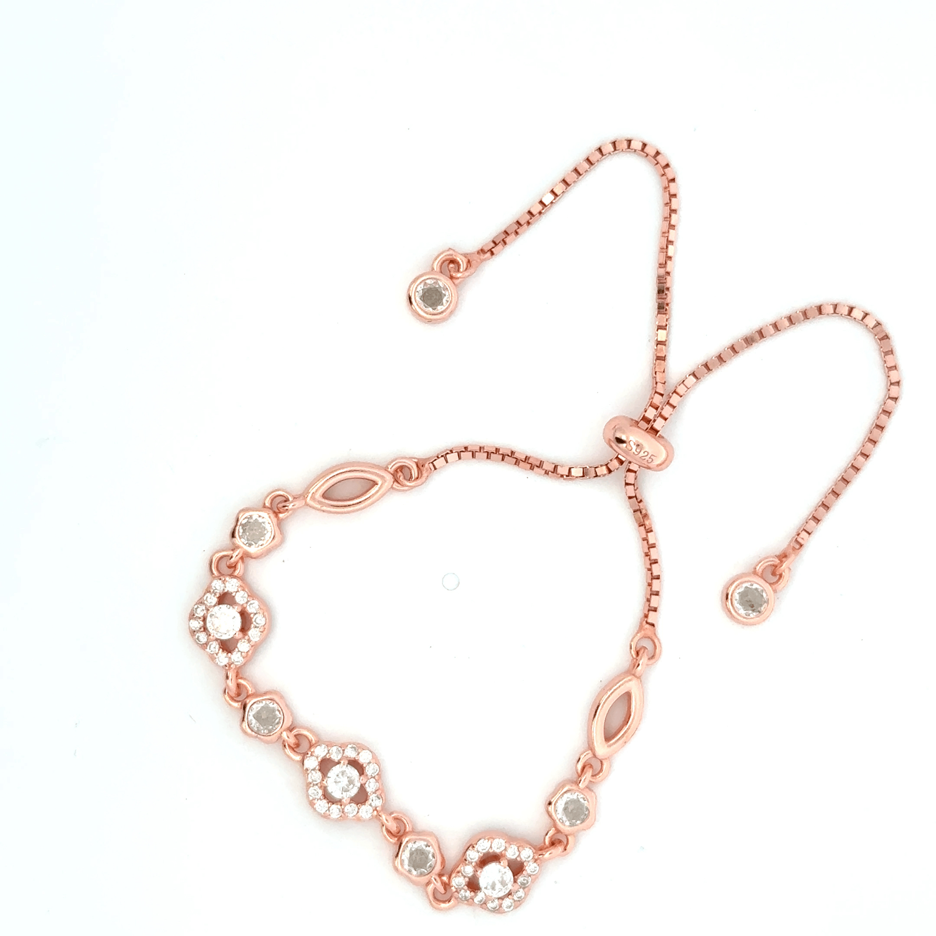 Curve Rosegold Bracelet
