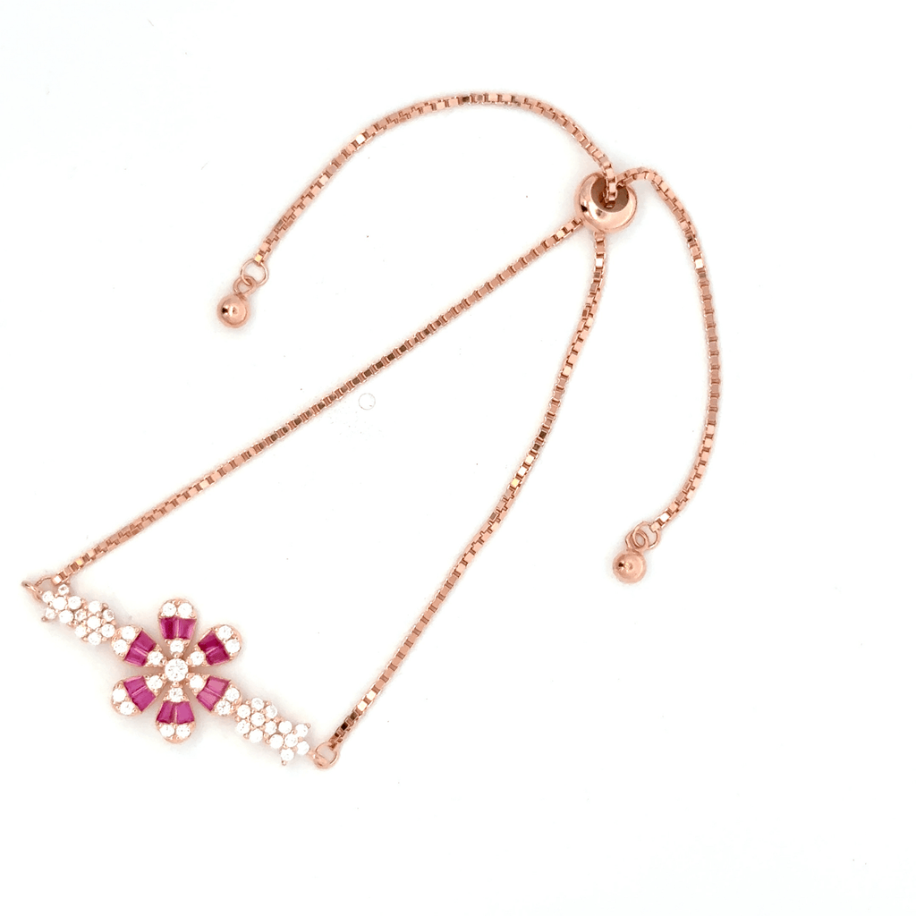 Rose gold Floral bracelet