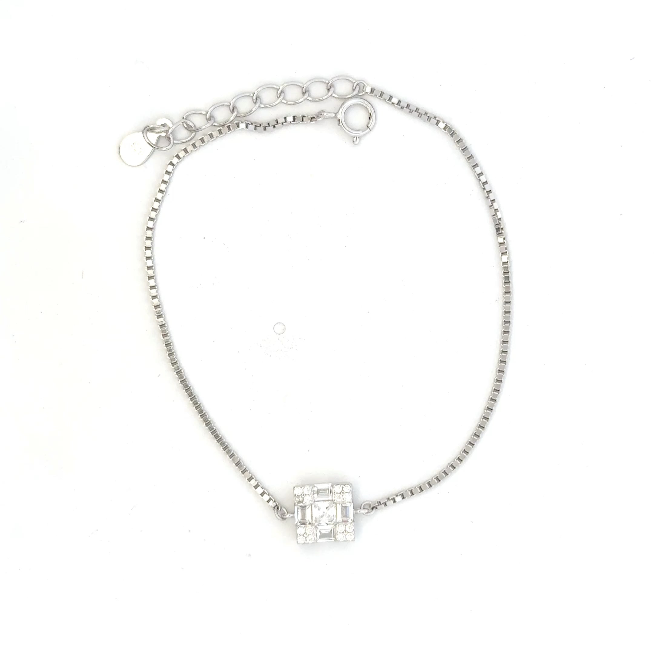 Square CZ Bracelet