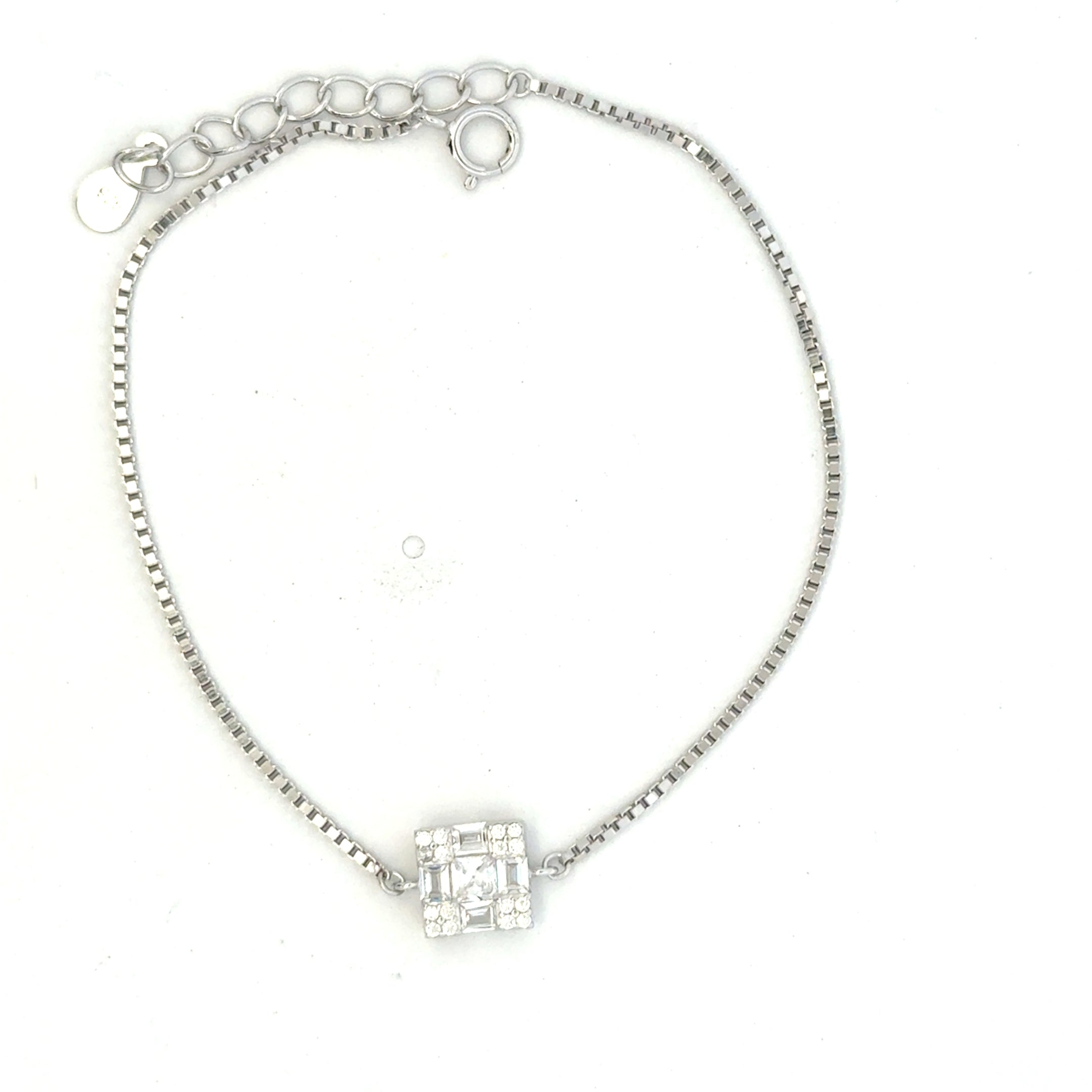 Square CZ Bracelet