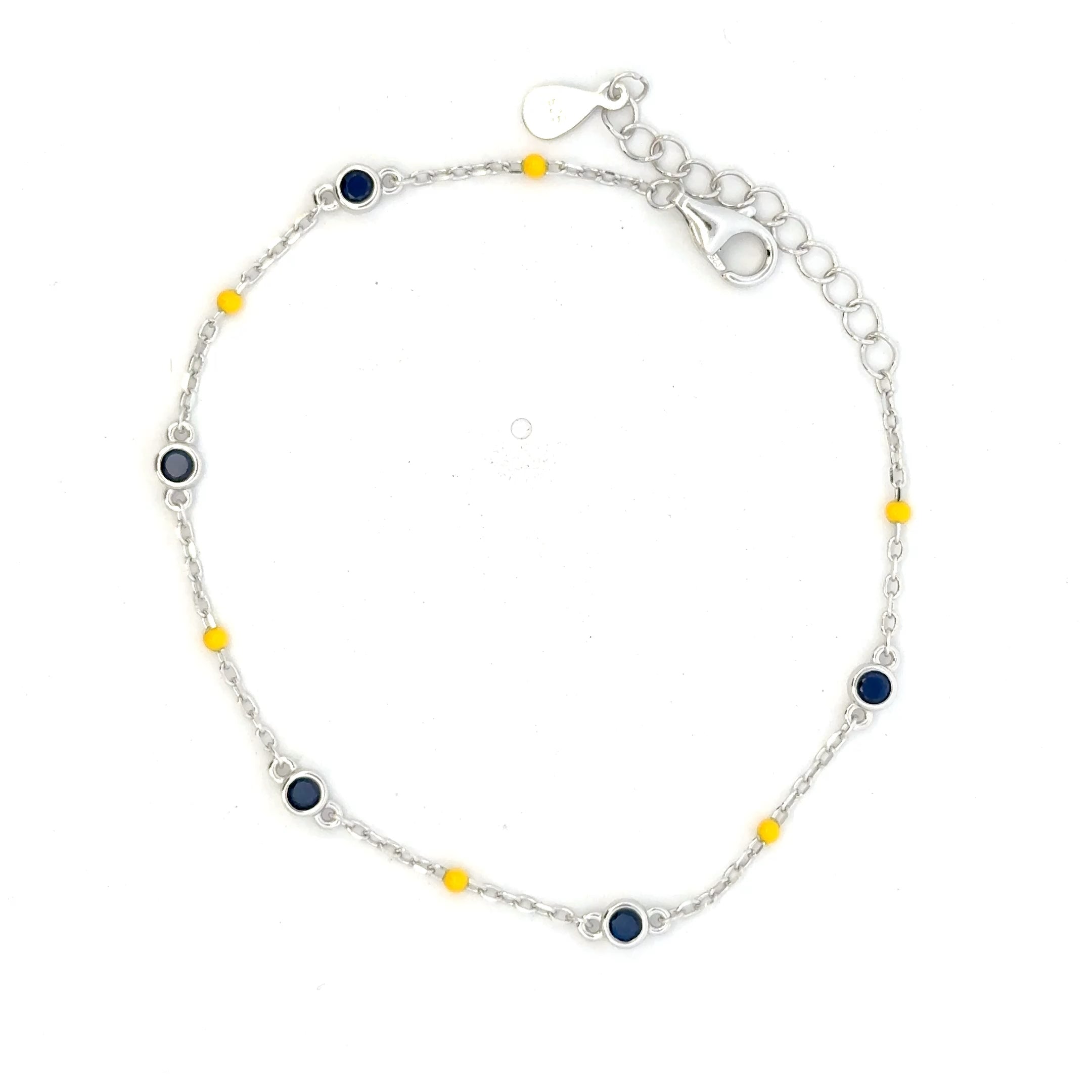 Bluestone Yellow Beeds Bracelets