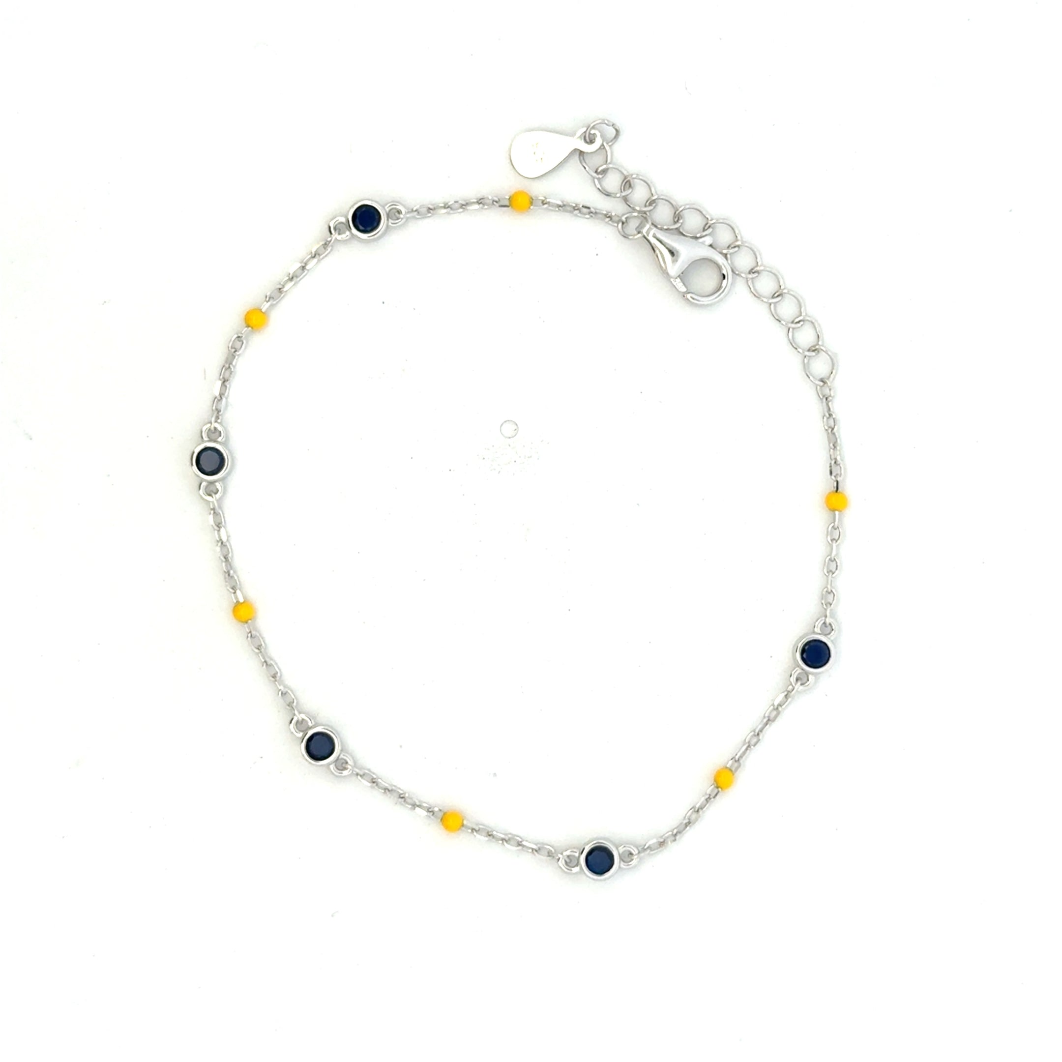 Bluestone Yellow Beeds Bracelets