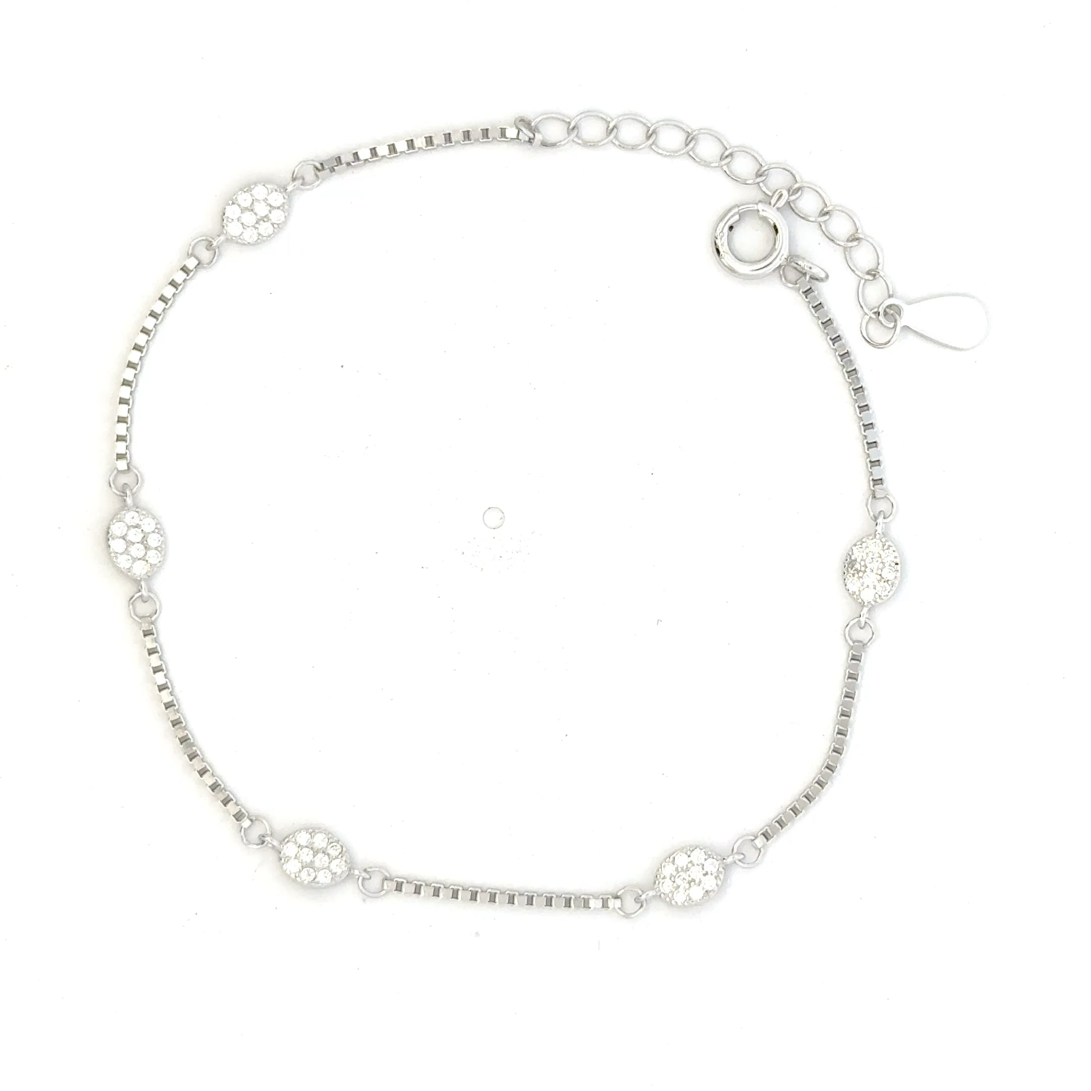 CZ Oval Bracelet
