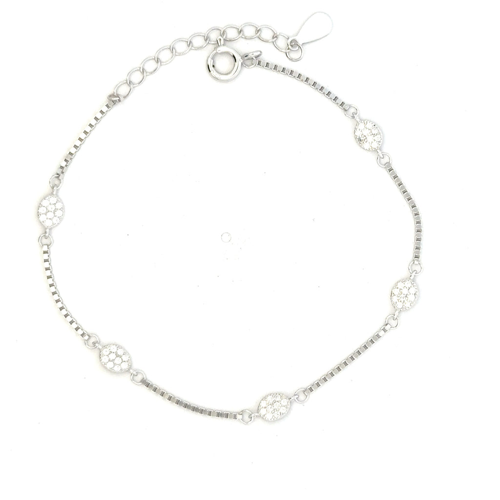 CZ Oval Bracelet