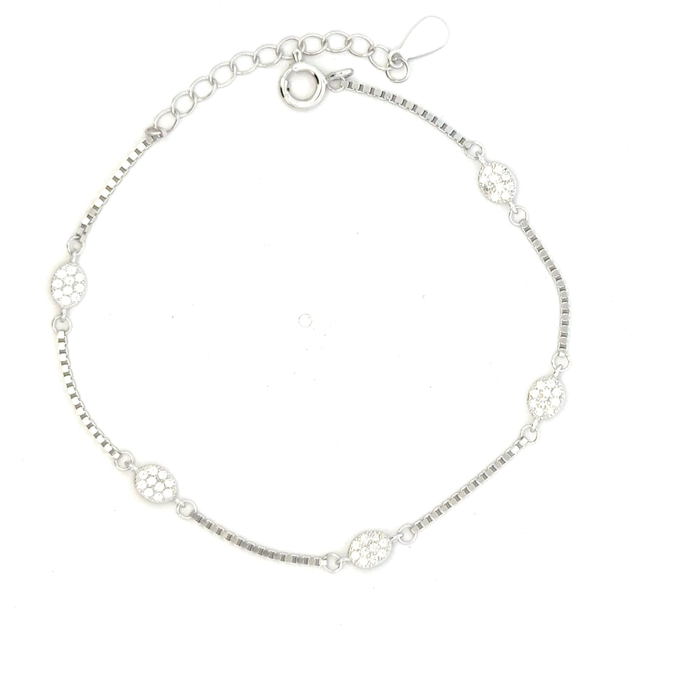 CZ Oval Bracelet