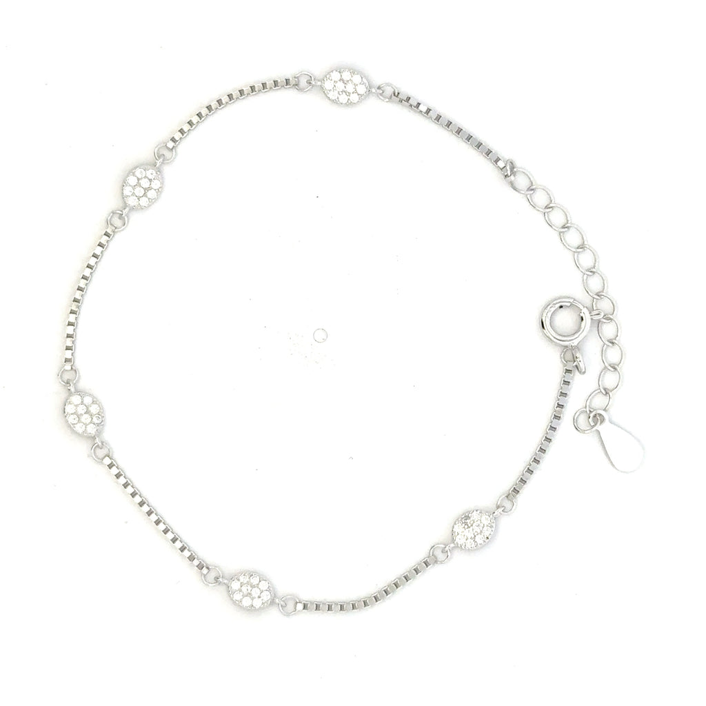 CZ Oval Bracelet