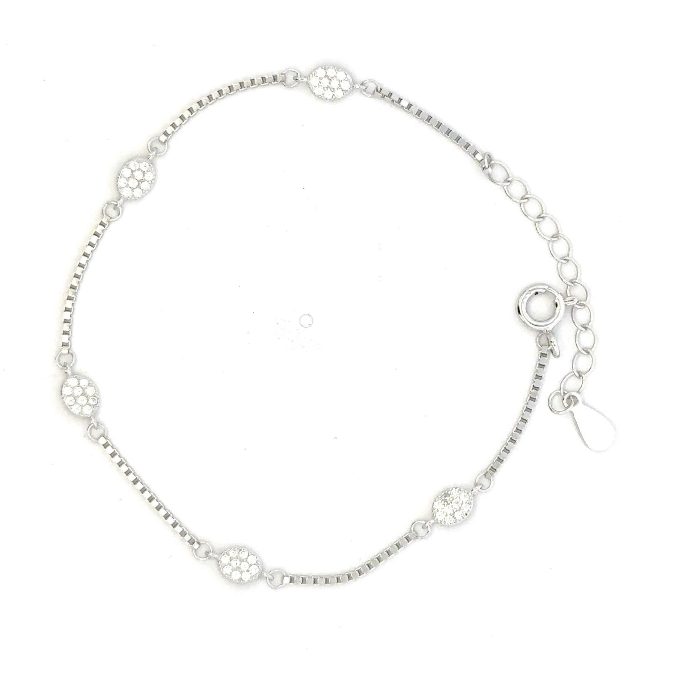 CZ Oval Bracelet