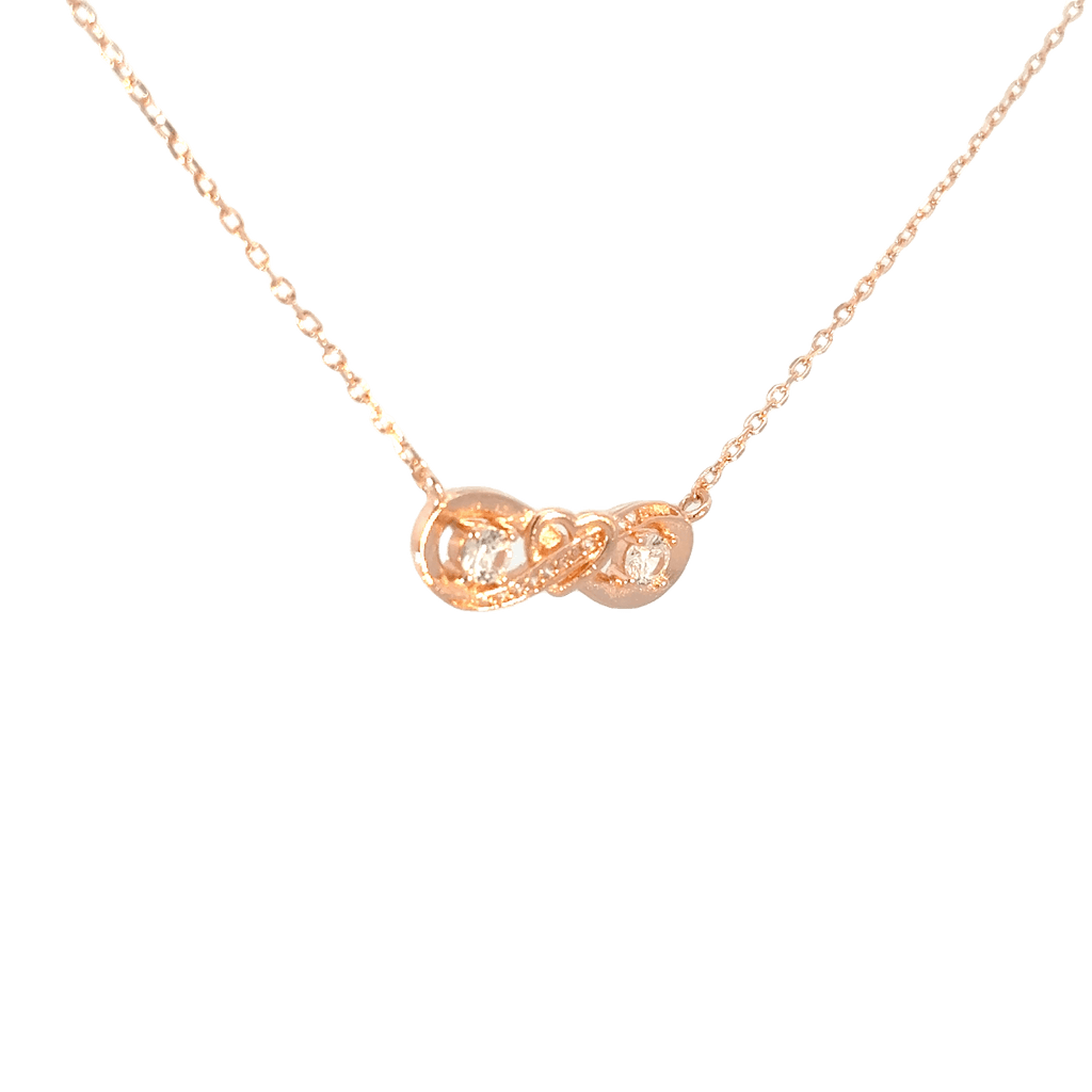 Rosegold Infinity Chain with pendant