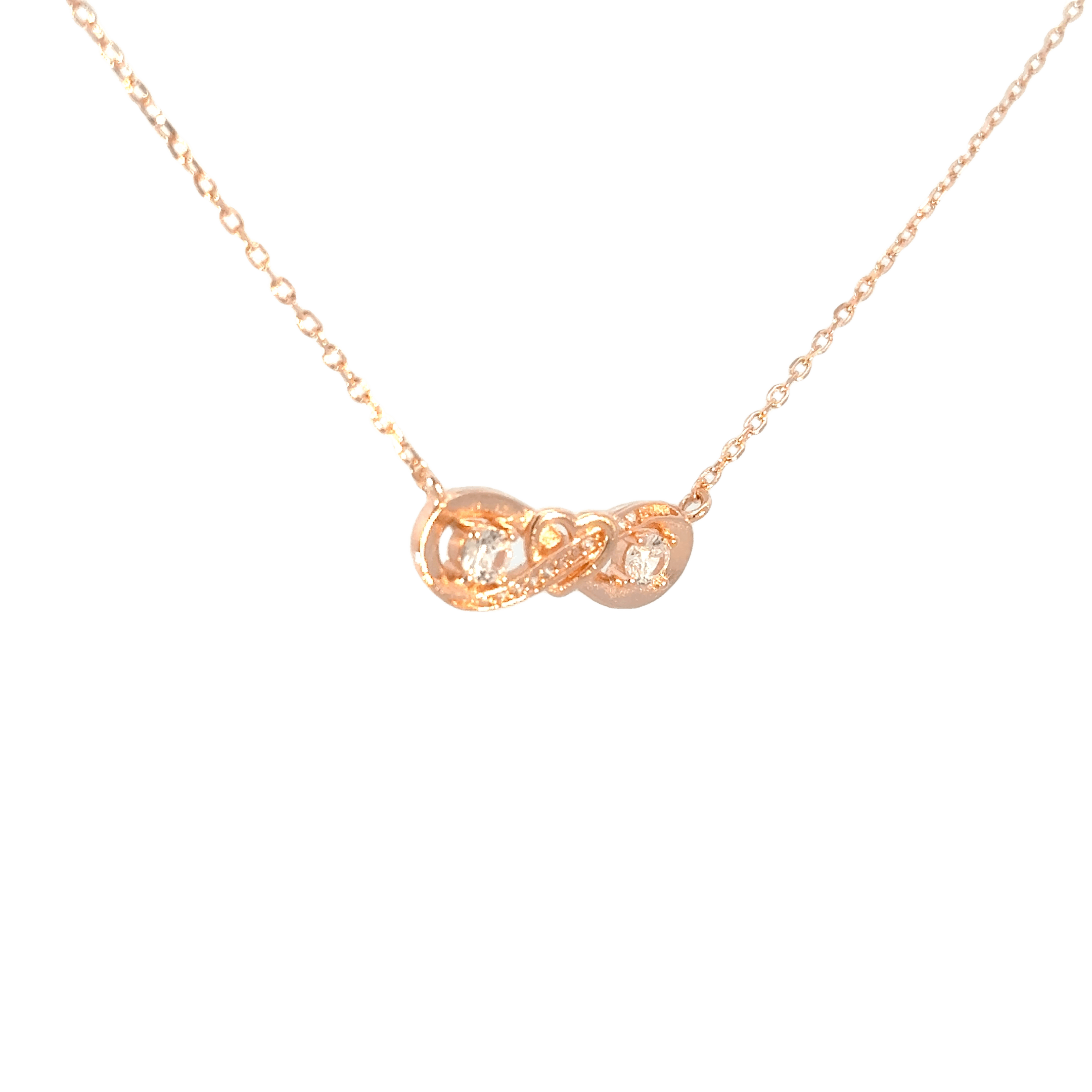 Rosegold Infinity Chain with pendant