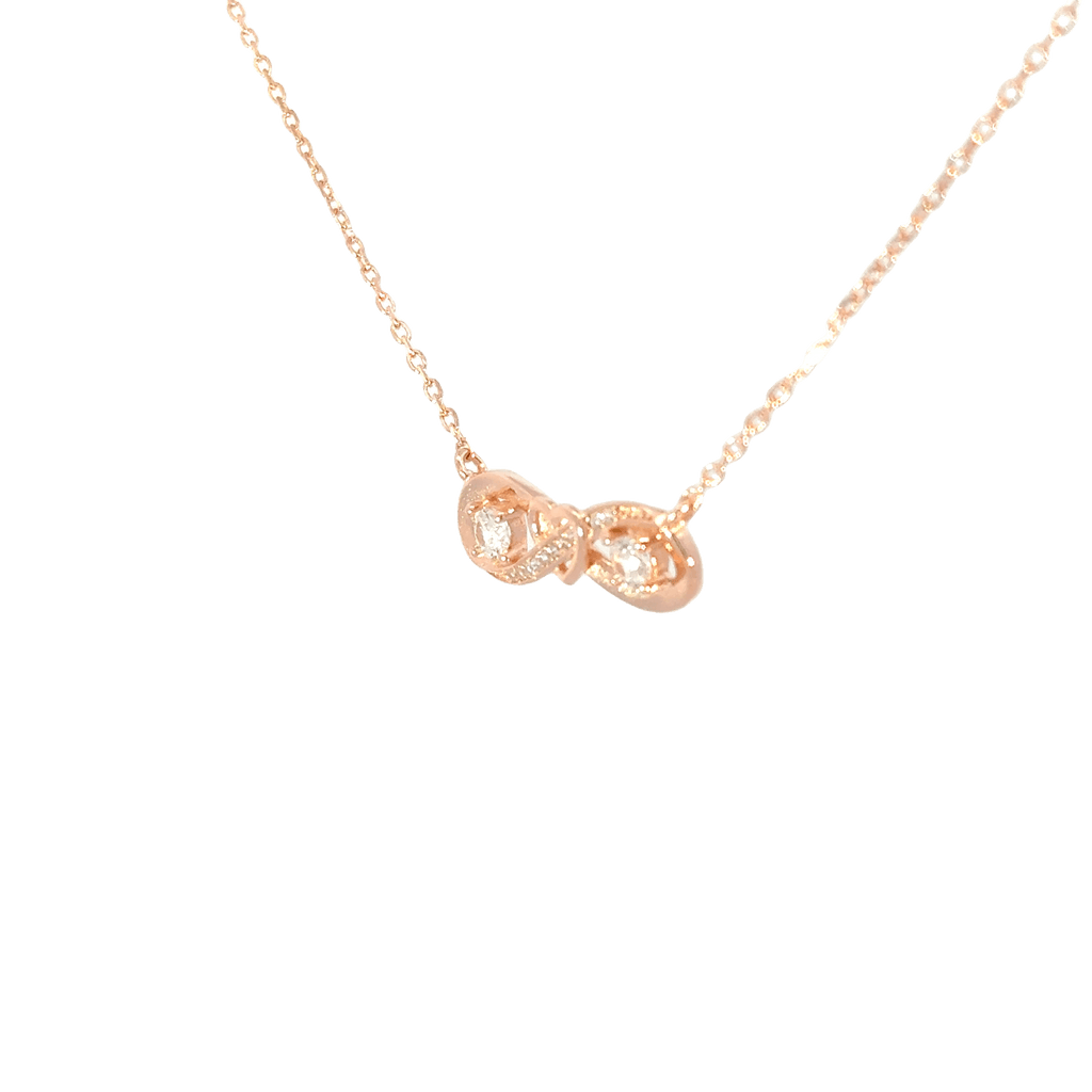 Rosegold Infinity Chain with pendant