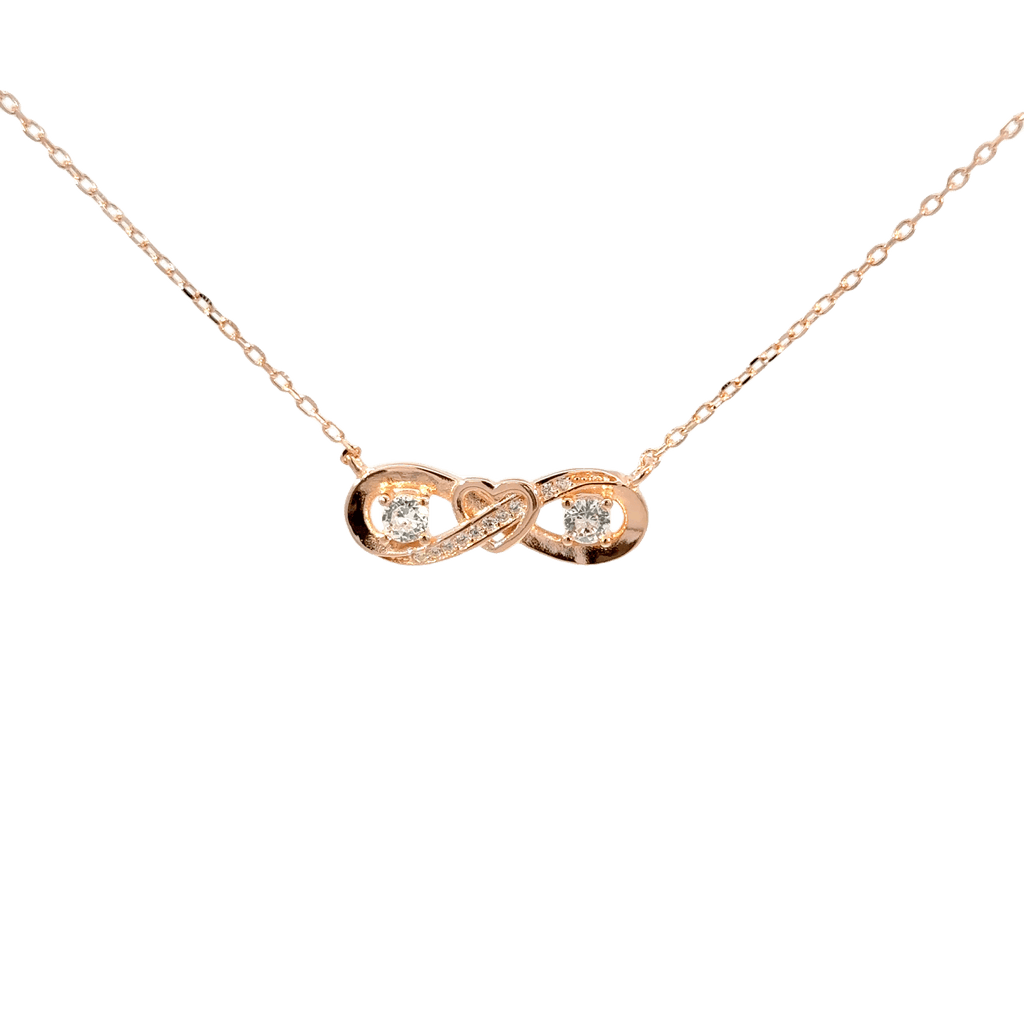 Rosegold Infinity Chain with pendant