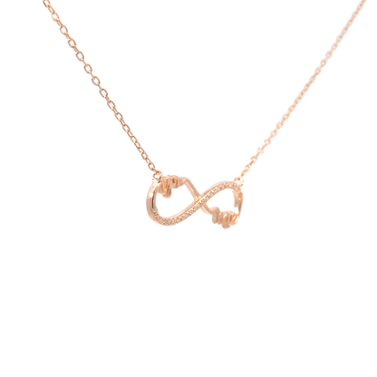Rosegold Infinity Chain with pendant