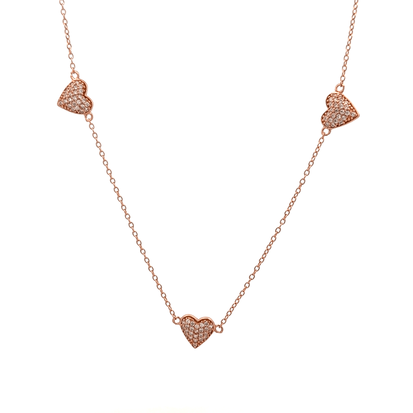 Rosegold Heart Chain With Pendant