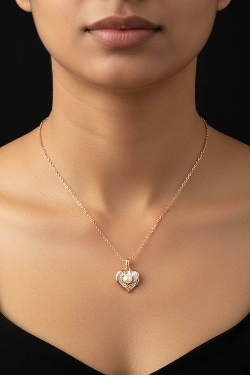 Heart Pearl Chain