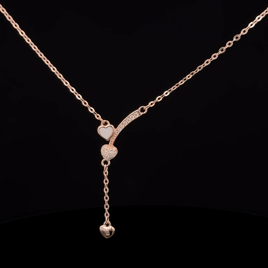 Heart Rosegold Chain With Pendant