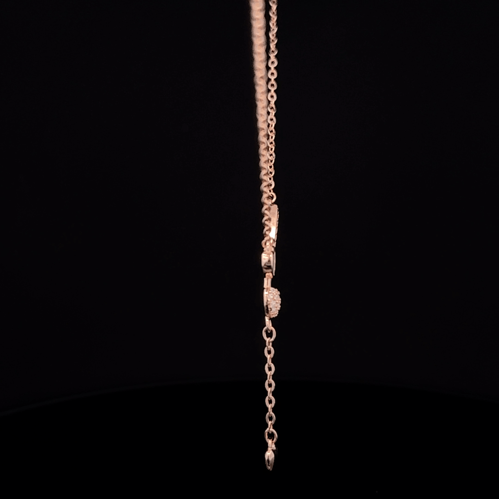 Heart Rosegold Chain With Pendant