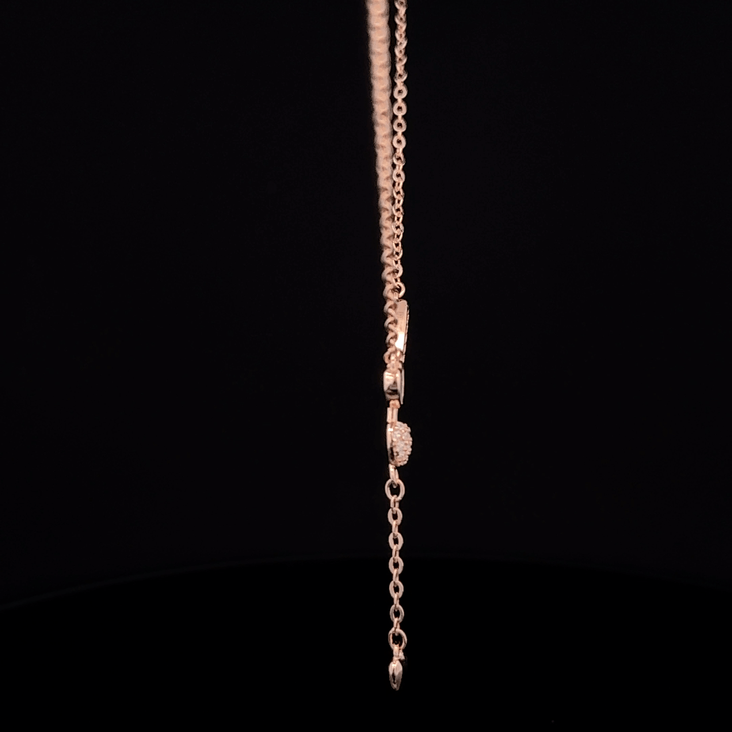 Heart Rosegold Chain With Pendant