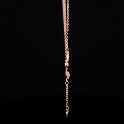 Heart Rosegold Chain With Pendant